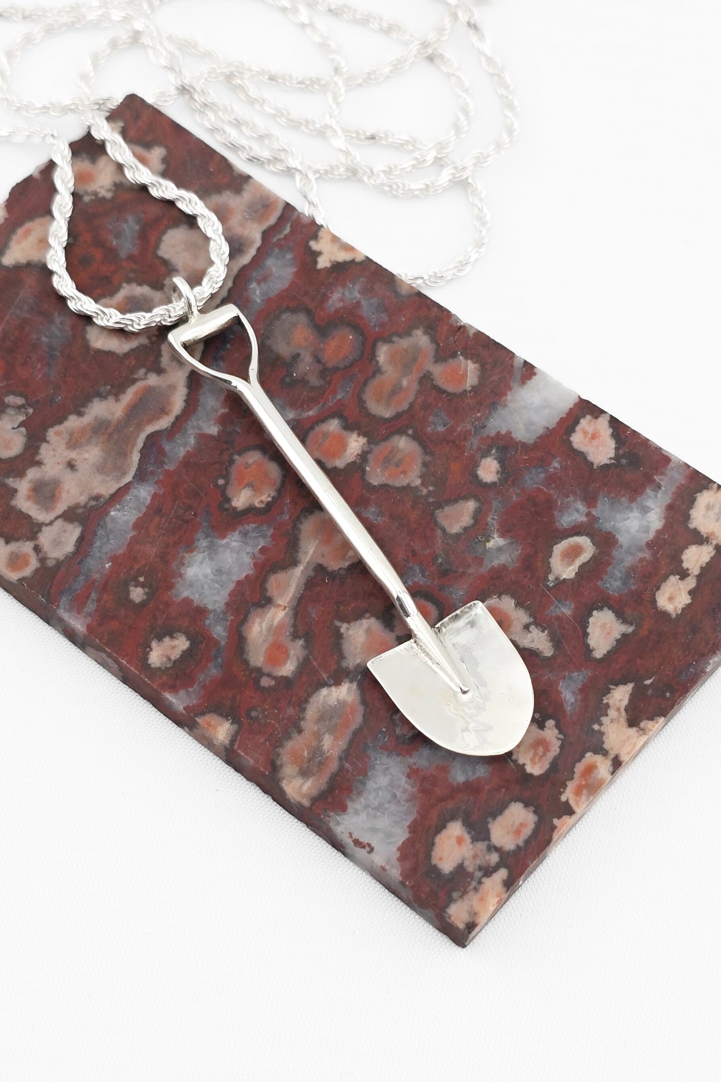 Sterling Silver Shovel Pendant