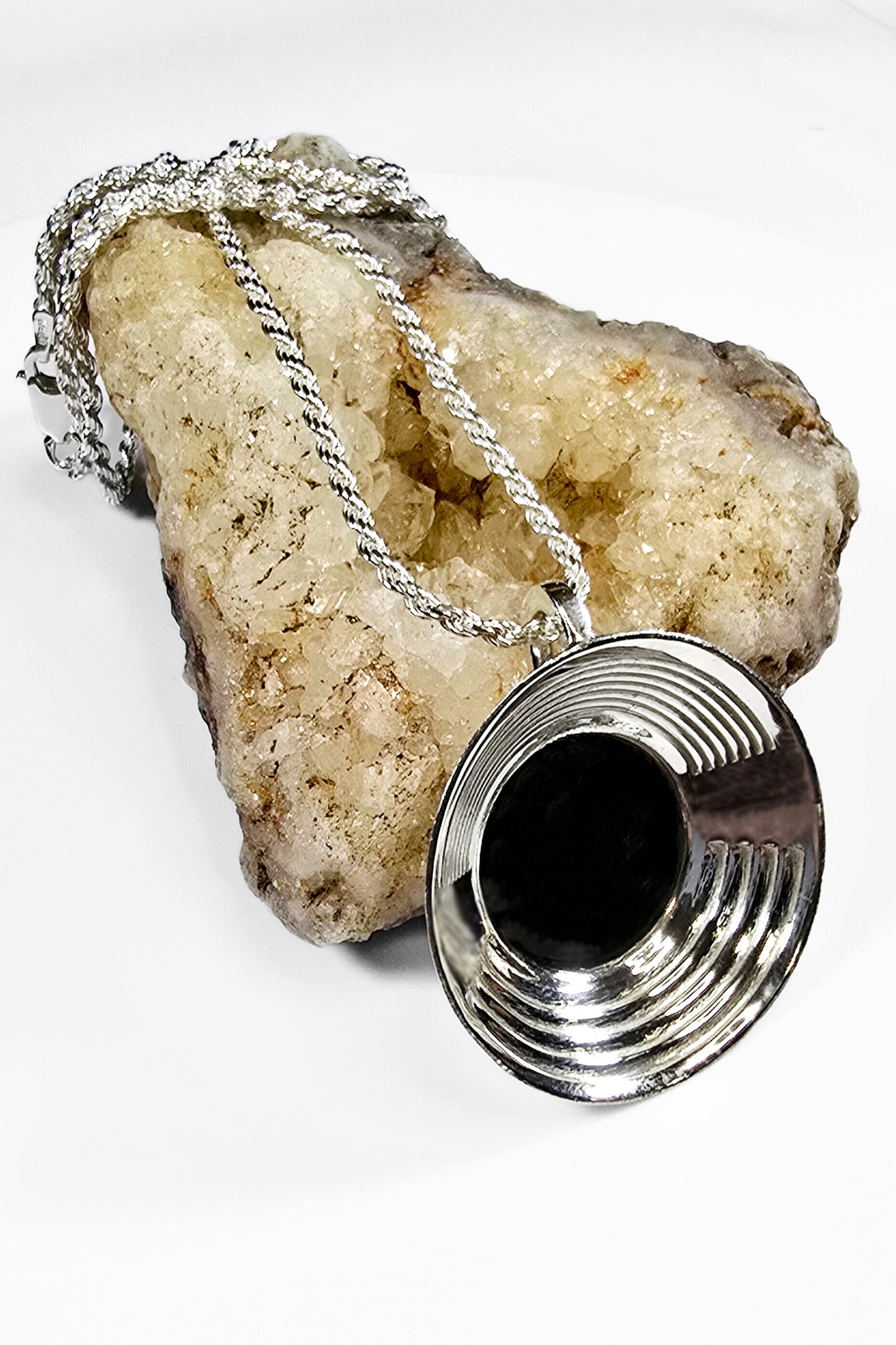 Sterling Silver Pan Pendant