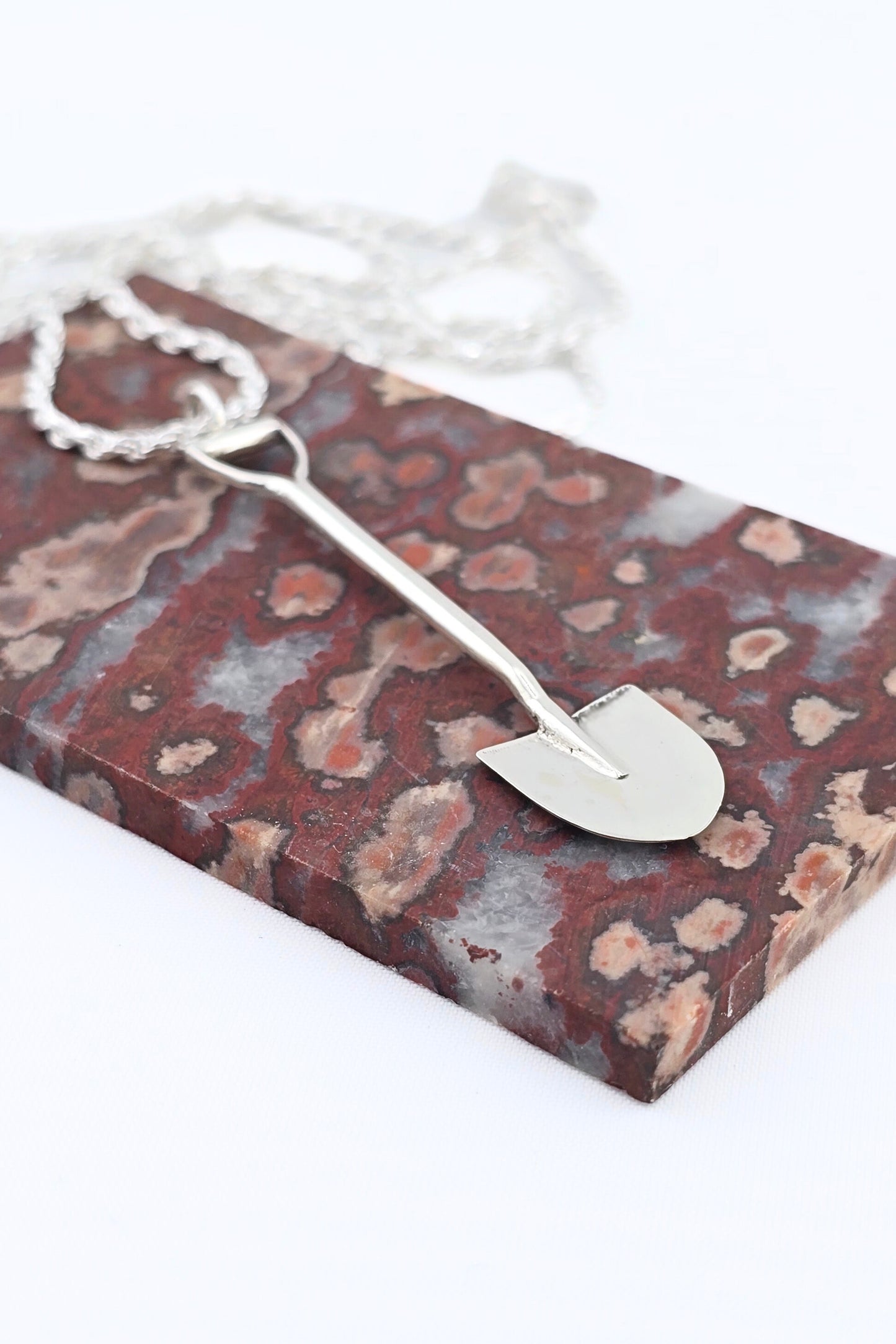 Sterling Silver Shovel Pendant