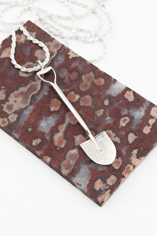 Sterling Silver Shovel Pendant