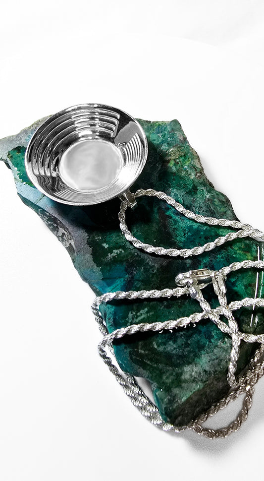 Sterling Silver Pan Pendant