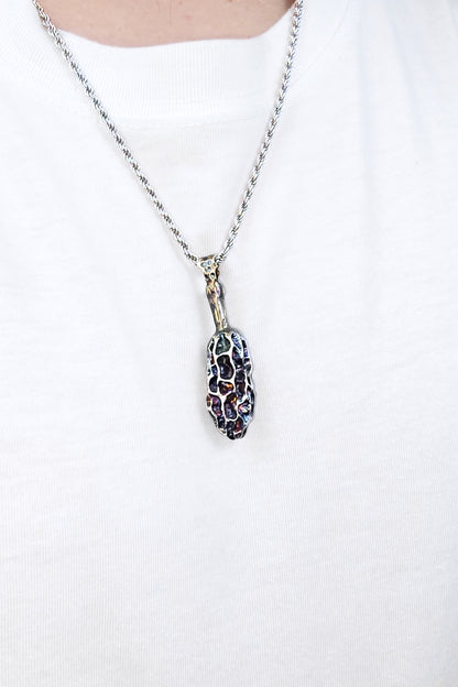 Sterling Silver PNW Morel Pendant