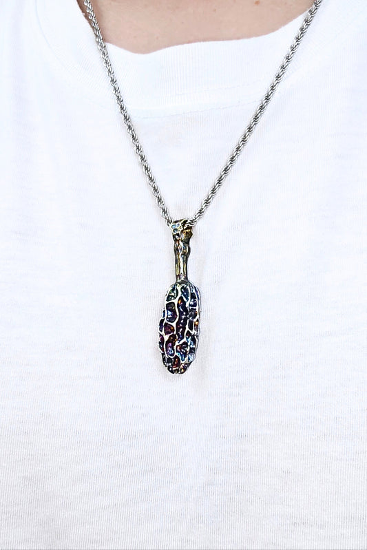 Sterling Silver PNW Morel Pendant